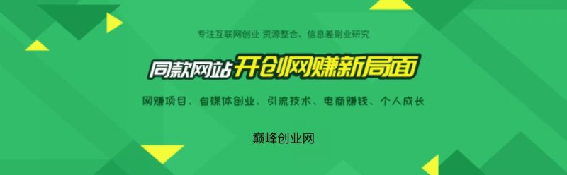 搭建同款资源网站,日入2000+-巅峰创业网