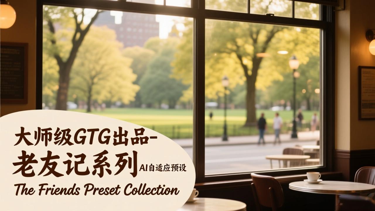 大师级GTG出品-老友记系列AI自适应预设The Friends Preset Collection-巅峰创业网