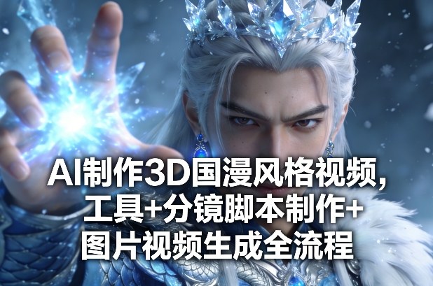 AI制作3D国漫风格视频,工具+分镜脚本制作+图片视频生成全流程
