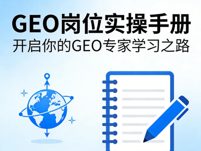 GEO岗位实操手册,开启你的GE0专家学习之路-巅峰研习社