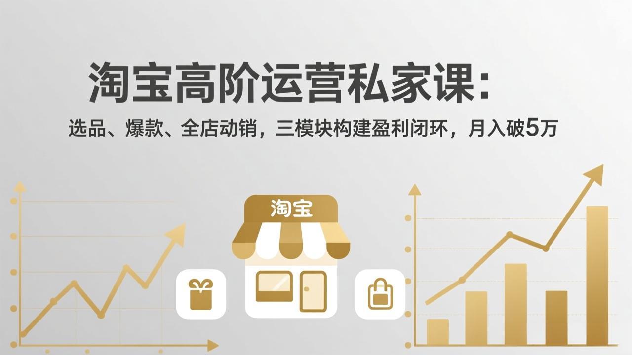 淘宝高阶运营私家课(更新26年4月-巅峰研习社