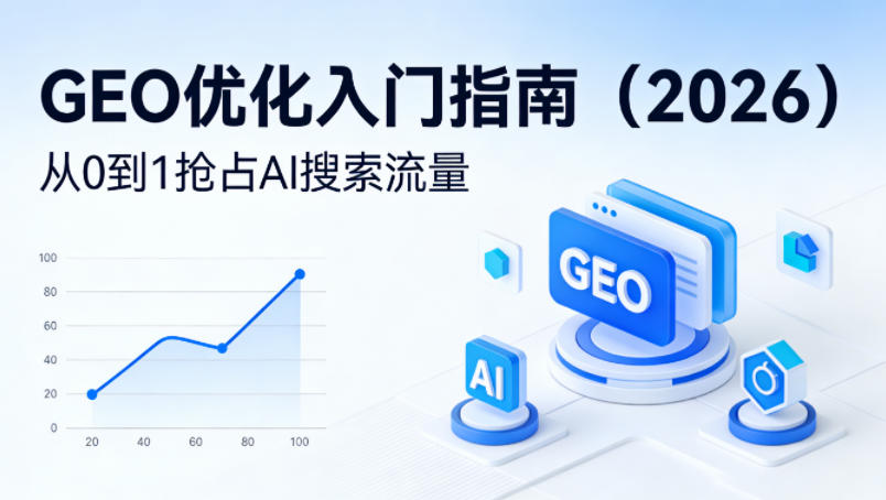 【最新】GEO优化入门指南(2026),从0到1抢占AI搜索流量-巅峰研习社