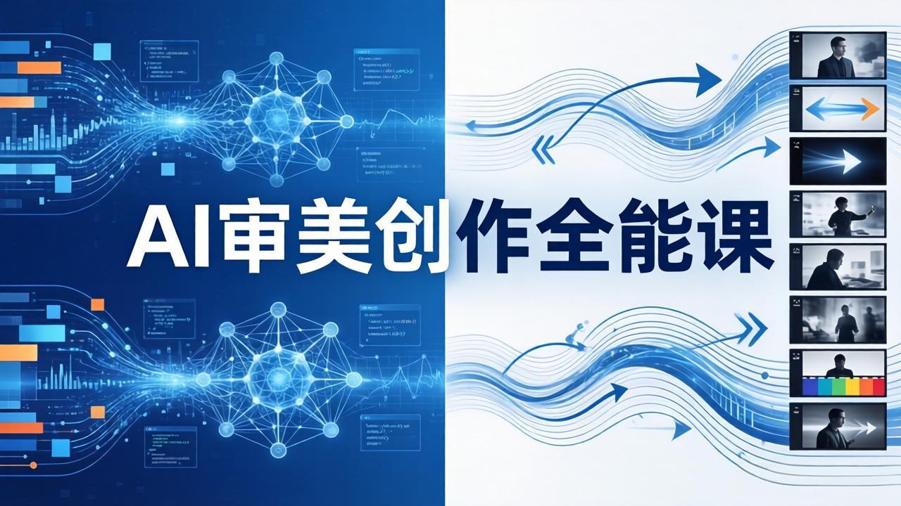 AI审美创作全能课:MJ+Seedance+模型训练+影视分镜+编剧,一站式掌握AI艺术创作-巅峰研习社