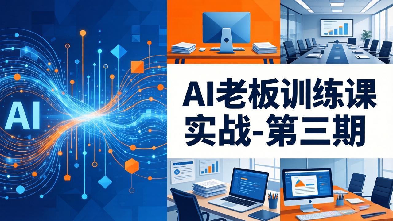 AI老板训练课实战-第三期:AI+内容应用落地教学,从0到1打通AI变现完整路径-巅峰研习社