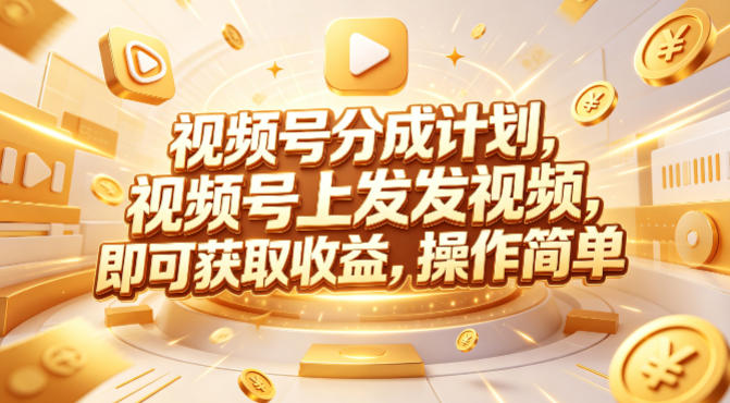 视频号分成计划，599元众筹的Red团队课程，视频号上发发视频，即可获取收益，操作简单-巅峰研习社