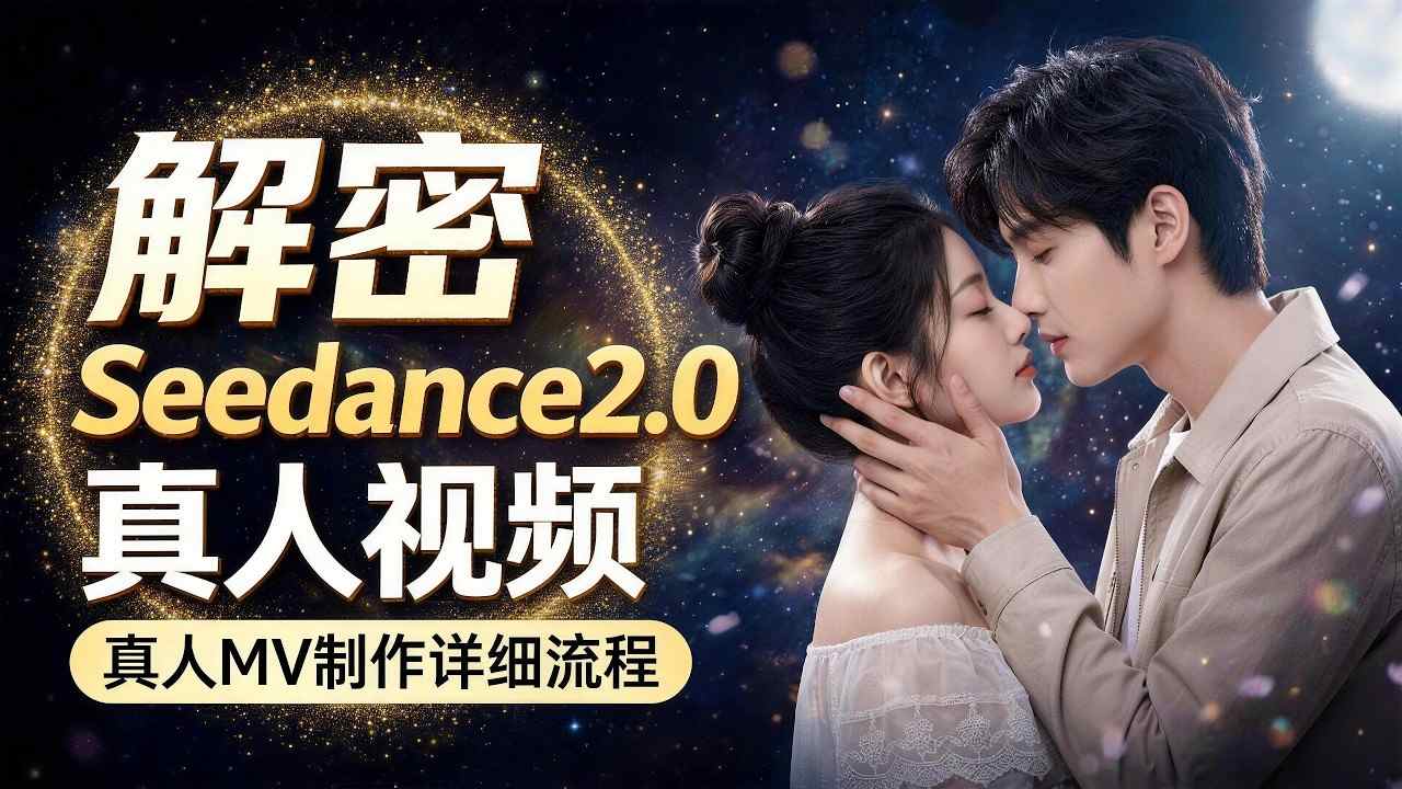 Seedance 2.0解密教程：零基础制作真人MV全流程-巅峰研习社