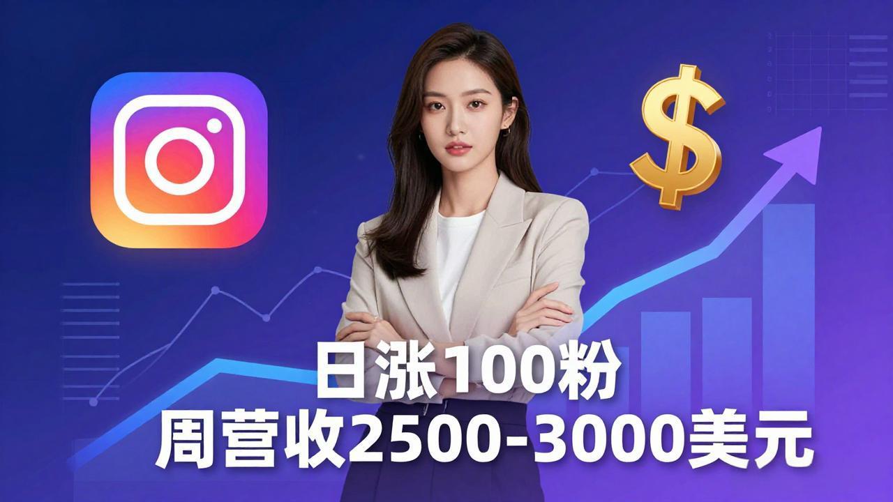 想做数字产品？Sheri亲授：日涨100粉、每周2500至3000美元的营收，Instagram躺着赚-巅峰研习社