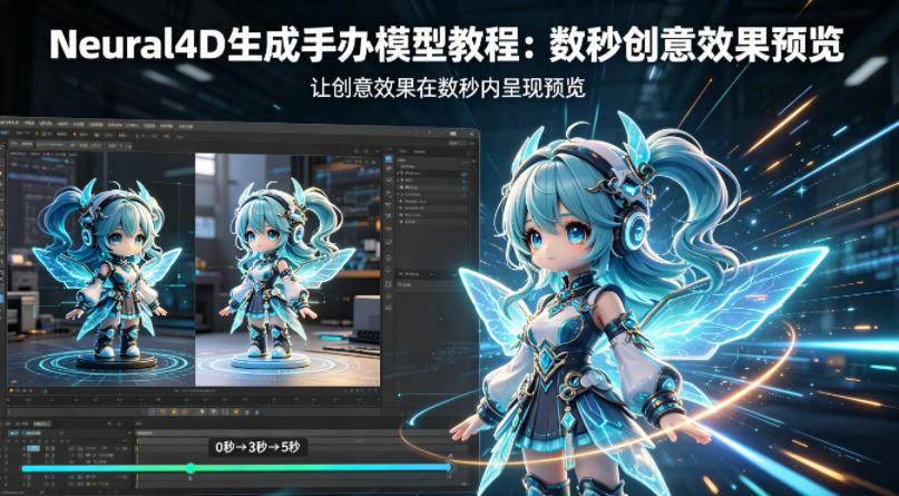 Neural4D生成手办模型教程，让创意效果在数秒内呈现预览-巅峰研习社
