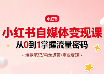 大漂亮·小红书自媒体变现课-巅峰研习社
