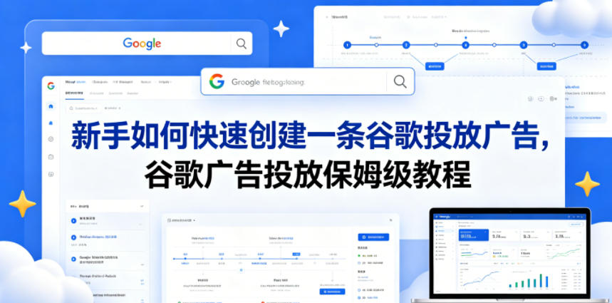 新手如何快速创建一条谷歌投放广告，谷歌广告投放保姆级教程-巅峰研习社