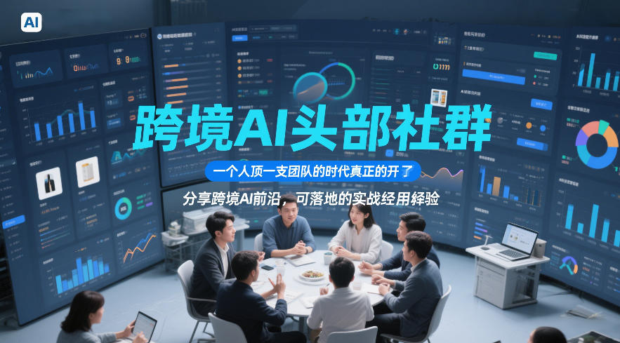 跨境AI头部社群，一个人顶一支团队的时代真正的开始了，分享跨境AI前沿，可落地的实战经验(更新5月11日)-巅峰研习社