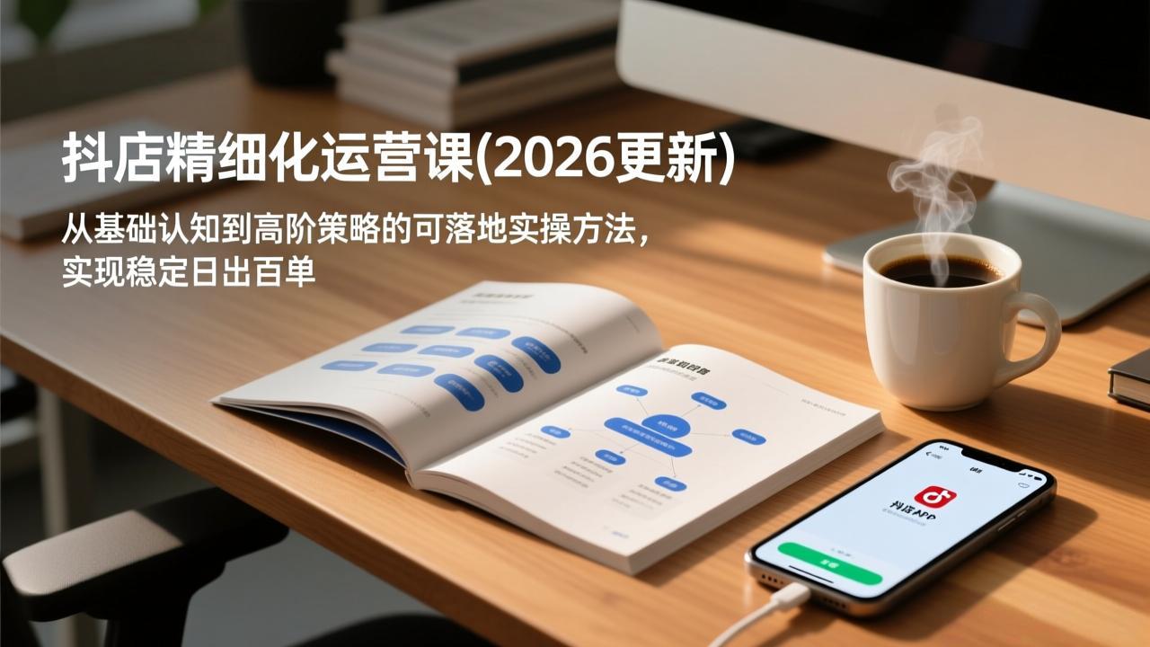抖店精细化运营课(更新5月-巅峰研习社