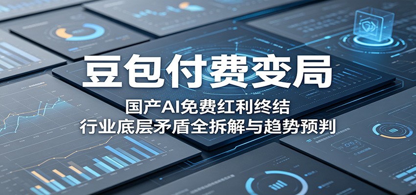 豆包付费变局：国产AI免费红利终结，行业底层矛盾全拆解与趋势预判-巅峰研习社