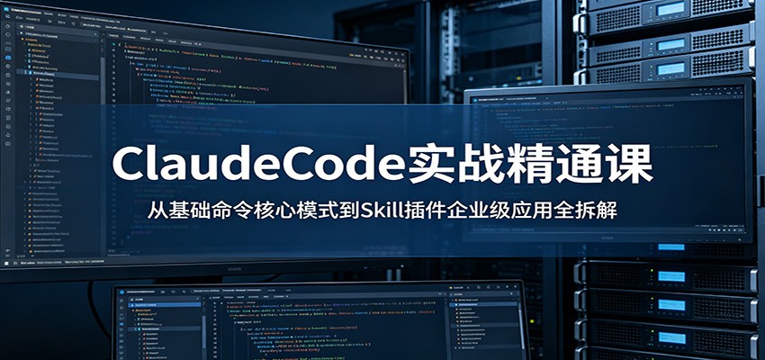 ClaudeCode实战精通课：从基础命令核心模式到Skill插件企业级应用全拆解-巅峰研习社