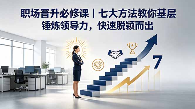 付费文章：职场晋升必修课｜七大方法教你基层锤炼领导力，快速脱颖而出-巅峰研习社