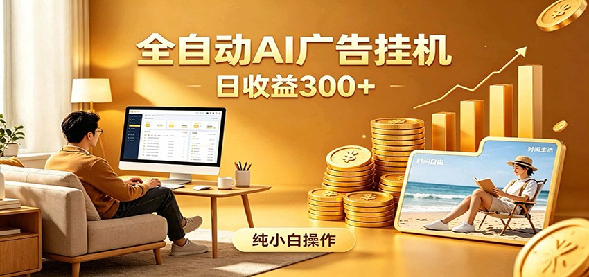 AI风口项目,全程解放双手,后台自动运行赚取收益,每天稳定收益300+-巅峰研习社