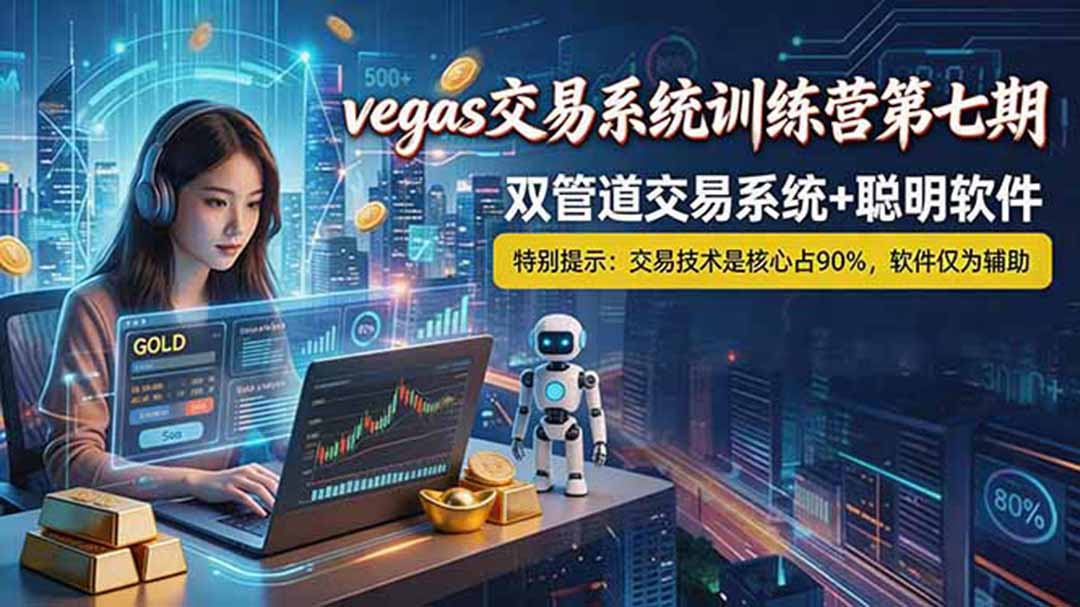 【海外美金AI搬砖】Vegas交易技术+聪明软件， 黄金期货日赚50-1000U， 长期稳定，小白轻松上手-巅峰研习社