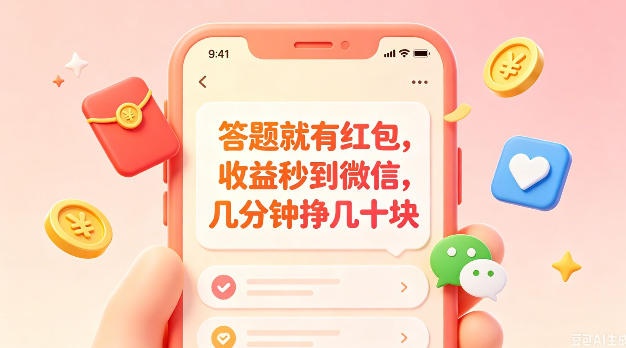 答题就有红包,收益秒到微信,几分钟挣几十块,学生党上班族宝妈都可以玩【揭秘】-巅峰研习社
