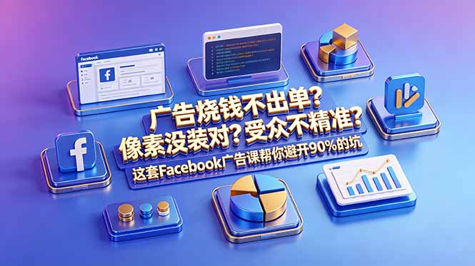 广告烧钱不出单？像素没装对？受众不精准？这套Facebook广告课帮你避开90%的坑-原创双语字幕-巅峰研习社