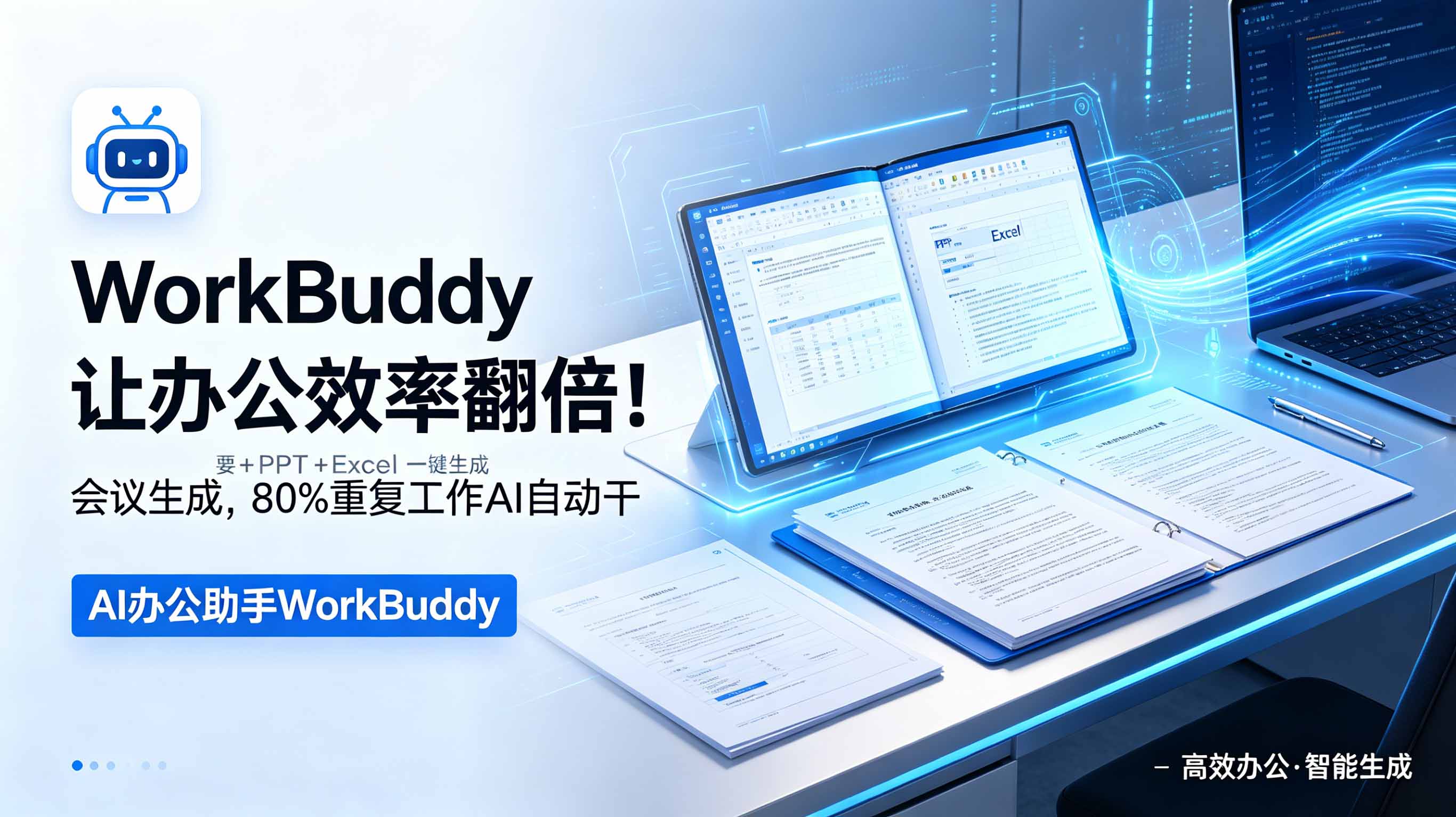 WorkBuddy让办公效率翻倍!会议纪要+PPT+Excel一键生成,80%重复工作AI自动干-巅峰研习社