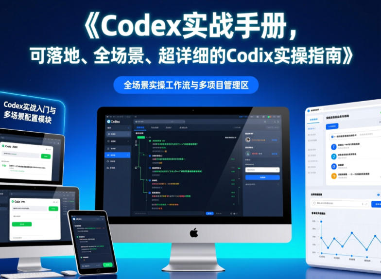 Codex实战手册,可落地、全场景、超详细的Codex实操指南-巅峰研习社