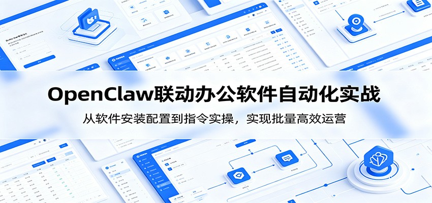 OpenClaw自动化实操课:从软件安装配置到指令实操,实现批量高效运营-巅峰研习社