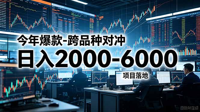 今年爆款-跨品种对冲日入2000-6000，项目落地！-巅峰研习社