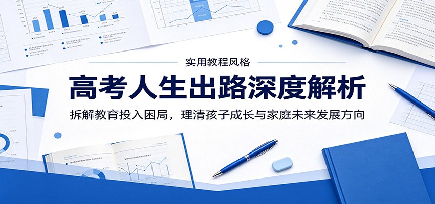 高考人生出路深度解析:拆解教育投入困局,理清孩子成长与家庭未来发展方向-巅峰研习社