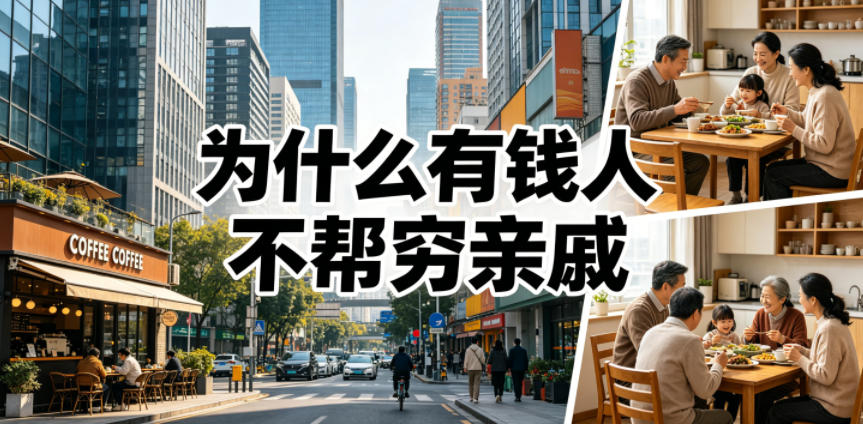 付费文章:为什么有钱人不帮穷亲戚?-巅峰研习社