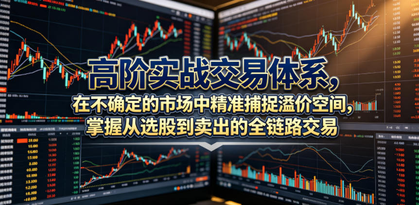 高阶实战交易体系,在不确定的市场中精准捕捉溢价空间,掌握从选股到卖出的全链路交易心法(更新6月)-巅峰研习社