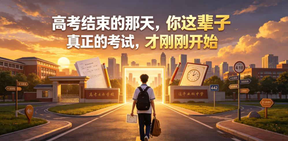 付费文章:高考结束的那天,你这辈子真正的考试,才刚刚开始-巅峰研习社