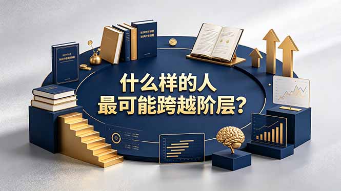 付费文章:什么样的人最可能跨越阶层?具备这五种特质,普通人也能顺利跨越阶层-巅峰研习社