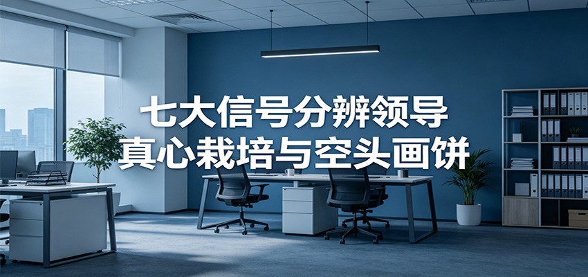 付费文章《七大信号分辨领导真心栽培与空头画饼》读懂管理背后人性逻辑-巅峰研习社