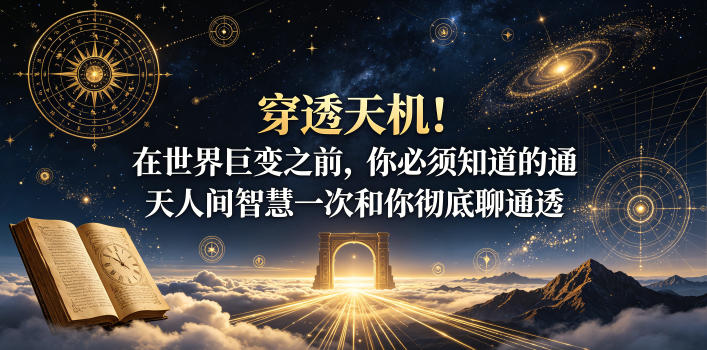 付费文章：穿透天机！在世界巨变之前，你必须知道的通天人间智慧一次和你彻底聊通透-巅峰研习社