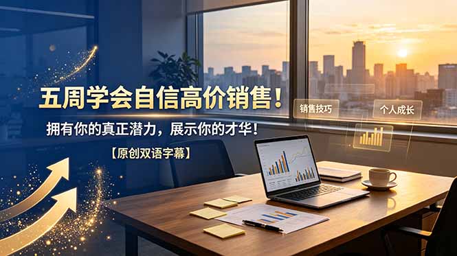 五周学会自信高价销售！拥有你的真正潜力，展示你的才华！【原创双语字幕】-巅峰研习社