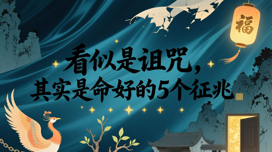 付费文章：看似是诅咒，其实是命好的5个征兆-巅峰研习社