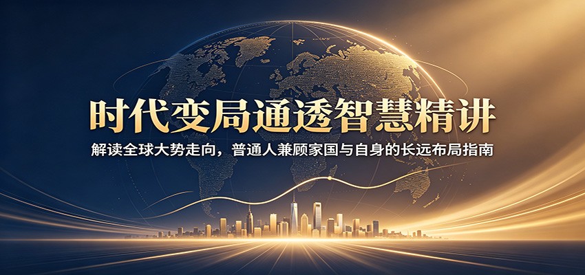 时代变局通透智慧精讲：解读全球大势走向，普通人兼顾家国与自身的长远布局指南-巅峰研习社
