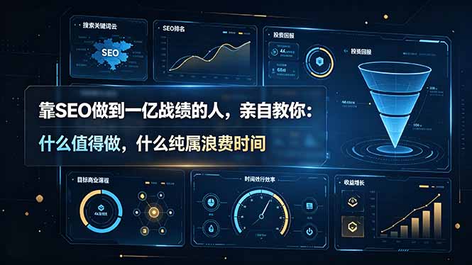 靠SEO做到一亿战绩的人，亲自教你：什么值得做，什么纯属浪费时间【原创双语字幕】-巅峰研习社