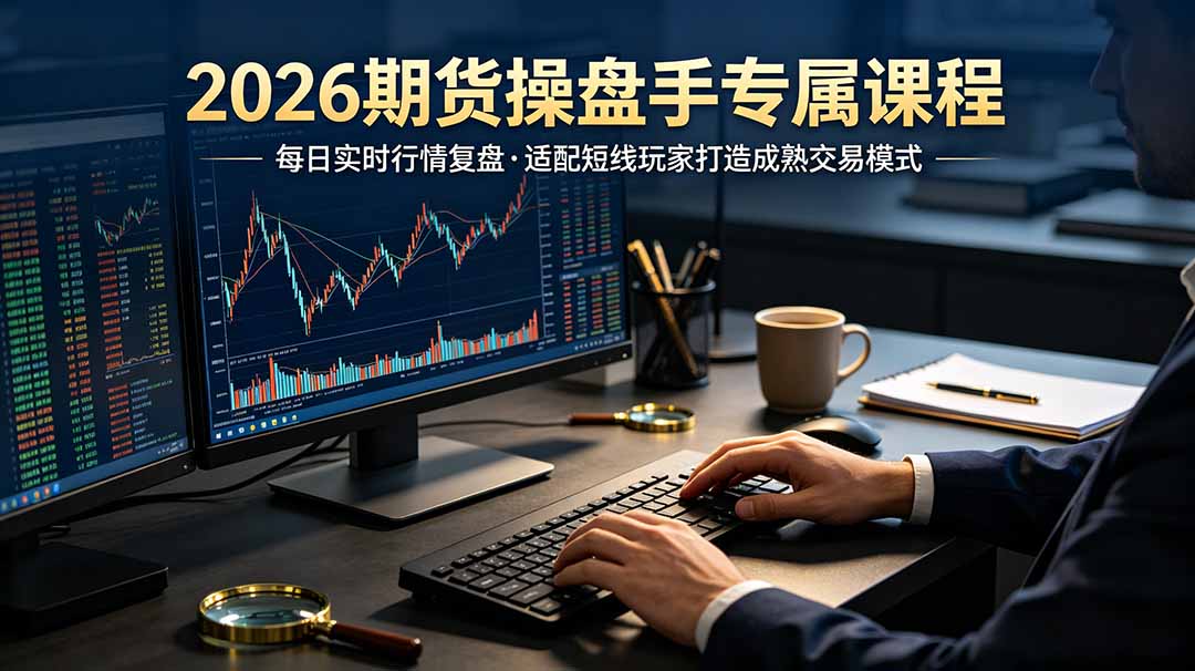 2026期货操盘手专属课程-更新7月11,每日实时行情复盘,适配短线玩家打造成熟交易模式-巅峰研习社