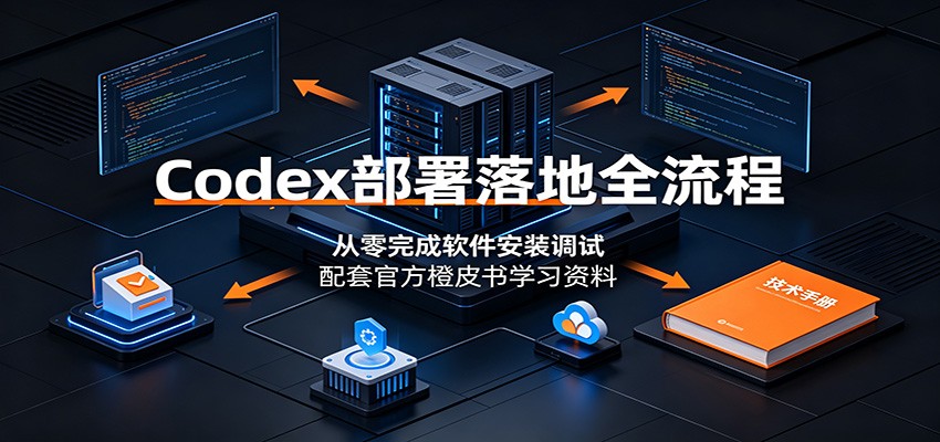 Codex部署落地全流程:从零完成软件安装调试,配套官方橙皮书学习资料-巅峰研习社