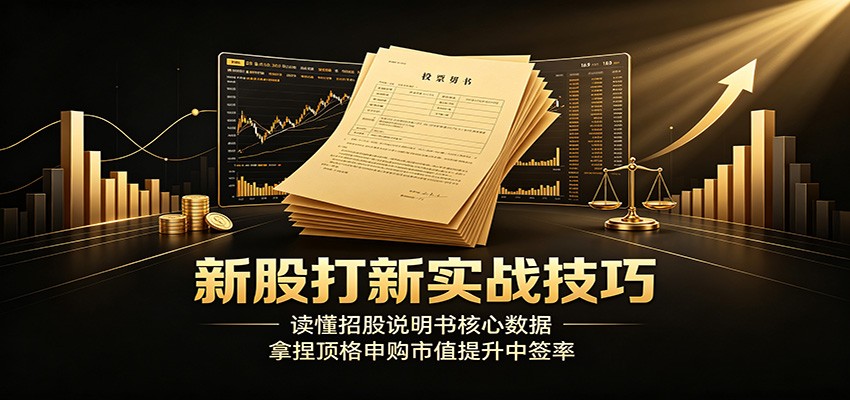 新股打新实战技巧：读懂招股说明书核心数据，拿捏顶格申购市值提升中签率-巅峰研习社