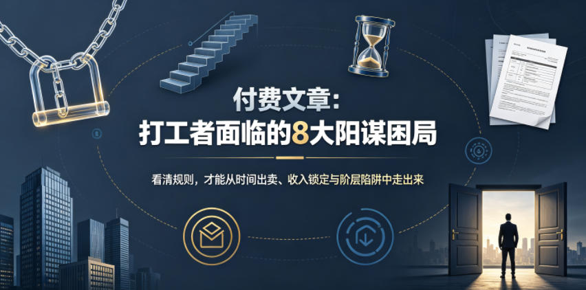 付费文章:打工者面临的8大阳谋困局-巅峰研习社