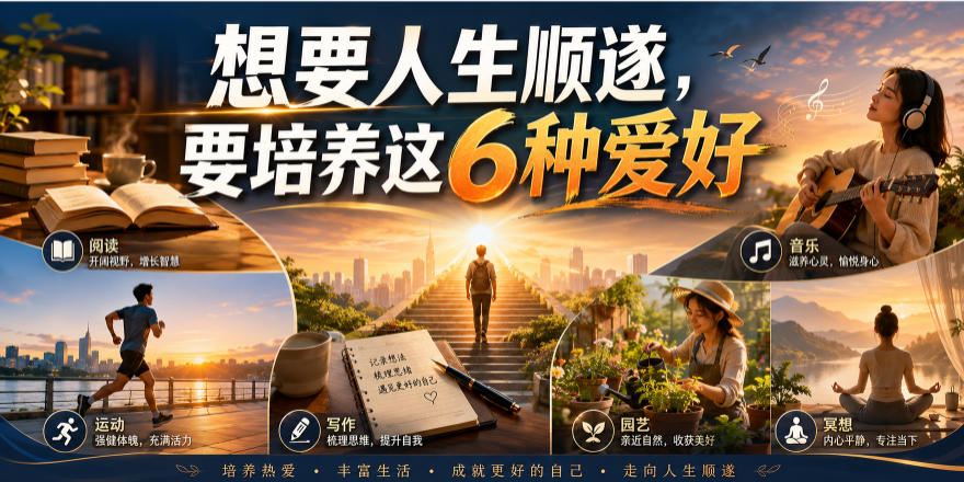 公众号付费文章:想要人生顺遂,要培养这6种爱好-巅峰研习社