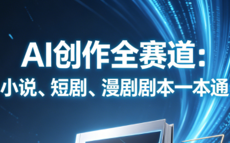 AI创作全赛道：小说、短剧、漫剧剧本一本通(更新7月)-巅峰研习社