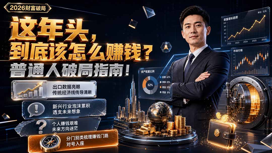 付费文章：这年头，到底该怎么赚钱？普通人破局指南！-巅峰研习社