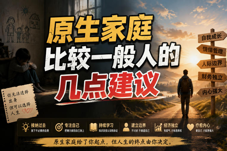 付费文章:给原生家庭比较一般人的几点建议-巅峰研习社