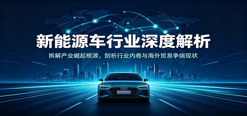 新能源车行业深度解析：拆解产业崛起根源，剖析行业内卷与海外贸易争端现状-巅峰研习社