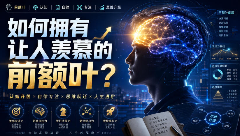 付费文：如何拥有让人羡慕的前额叶？-巅峰研习社