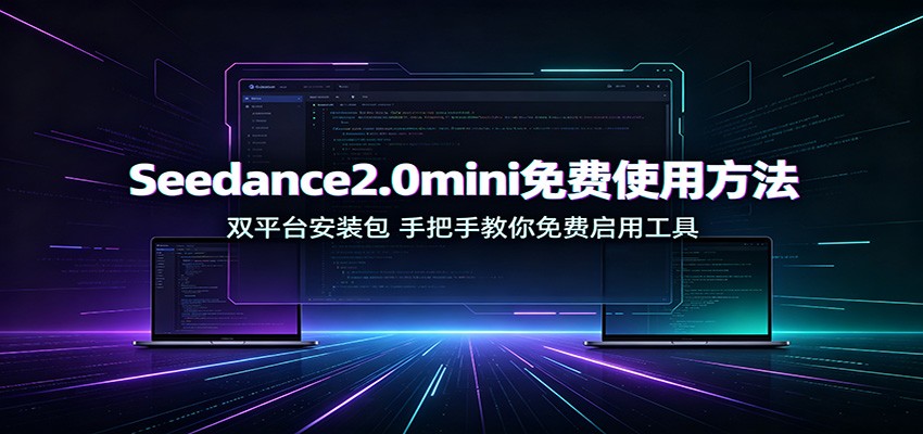 Seedance2.0mini免费使用方法：双平台安装包，手把手教你免费启用工具-巅峰研习社