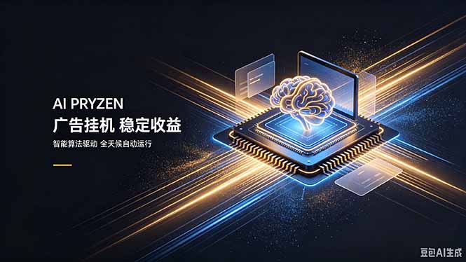 AI Pryzen 广告挂机|24小时自动跑,日入300-500,新手零门槛-巅峰研习社